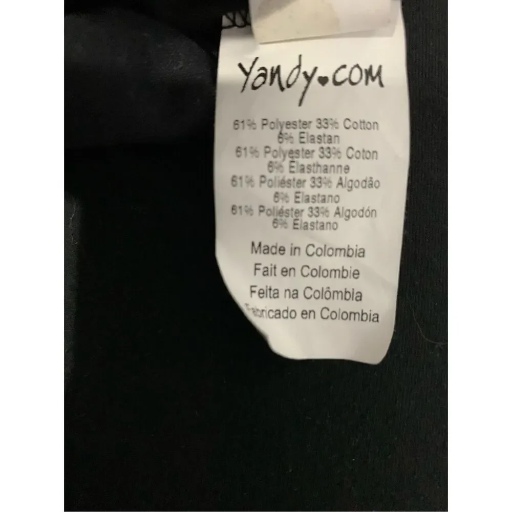 NEW WITH TAGS SEXY YANDY RAINBOW COLORED AND BLACK‎ LINGERIE/DRESS size small